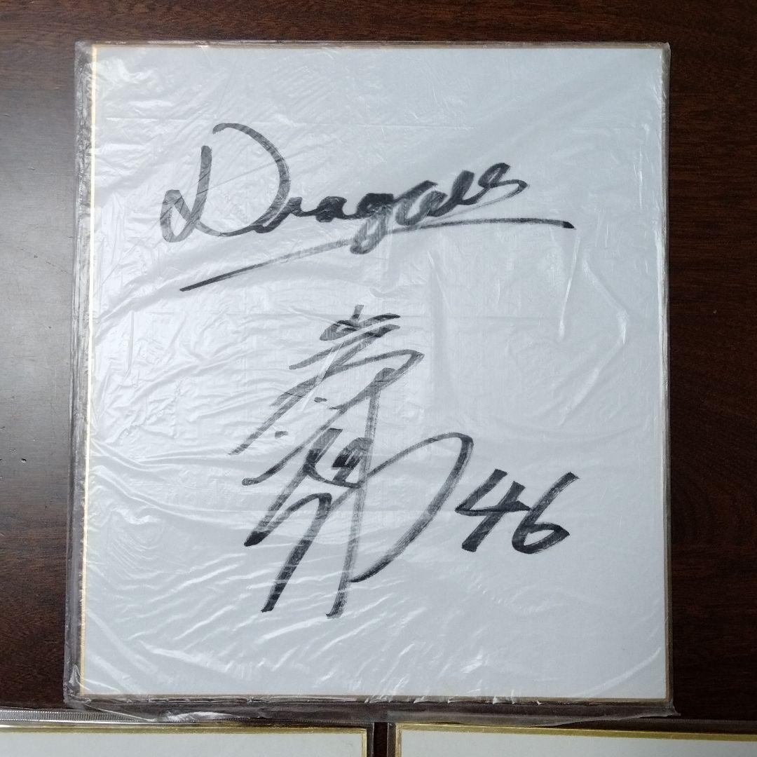 直筆サイン色紙 中日ドラゴンズ 2枚セット - メルカリ