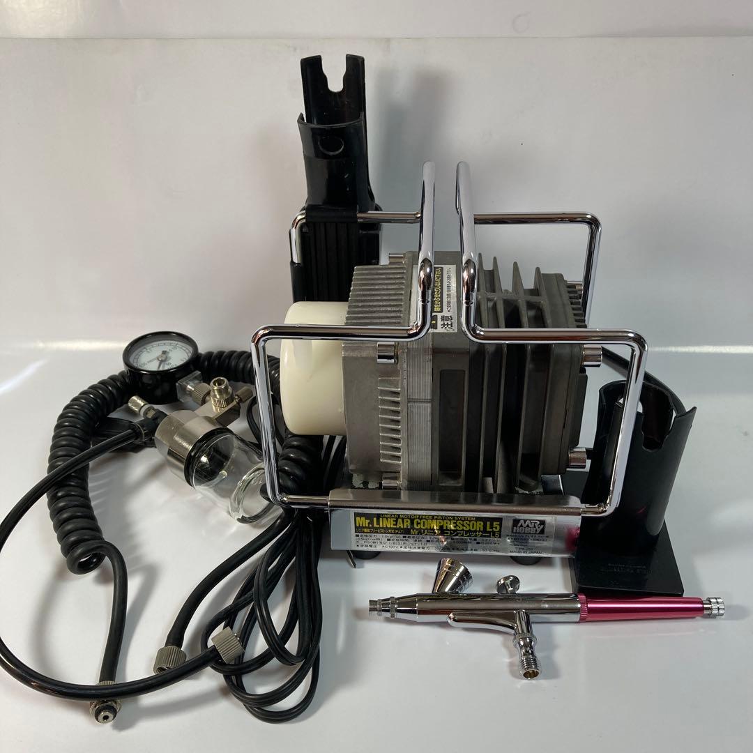 クレオスMr.リニアコンプレッサーL5　エアーブラシセット Amazon.co.jp: GSIクレオス Mr.リニアコンプレッサー L5/エアブラシ