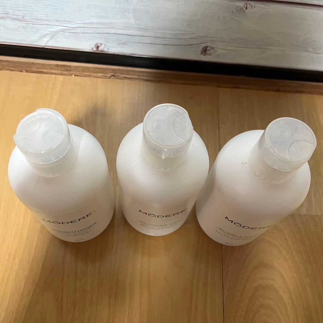 MODERE コンディショナー・シャワージェル・バブルバス3点セット 新品