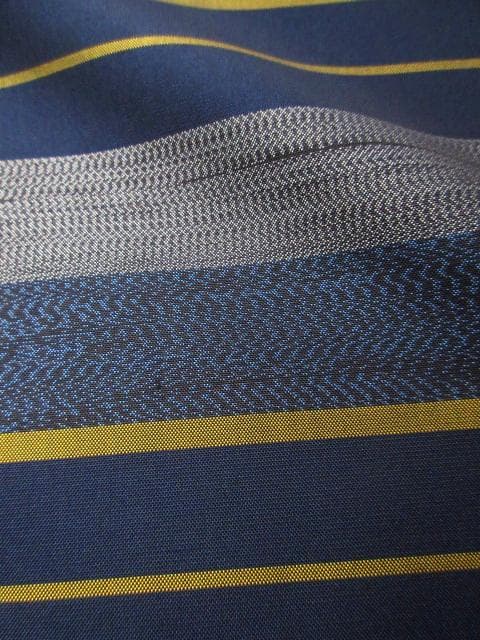 未着用に近い！美品＊本場縞大島＊本場大島紬＊上村商店＊着物