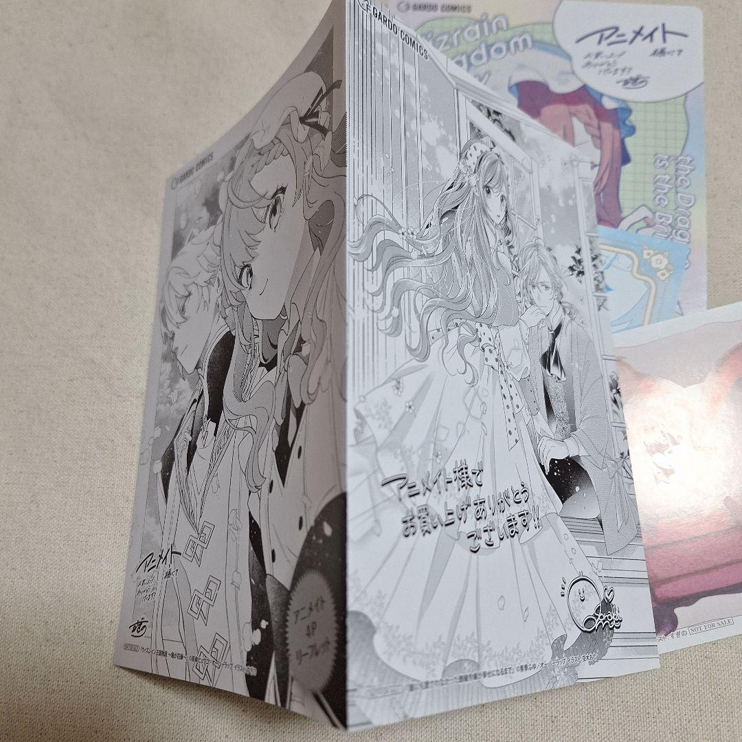 ウィズレイン王国物語 竜が花嫁 アニメイト特典 リーフレット イラスト