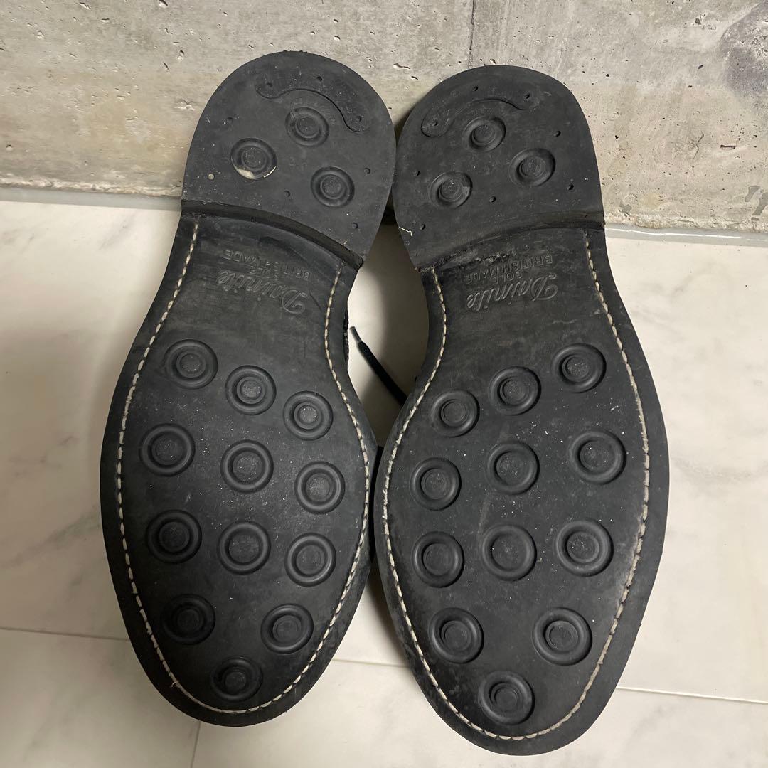 トリッカーズ フルブローグ 黒 ダイナイトソール UK8.5（約26.5cm