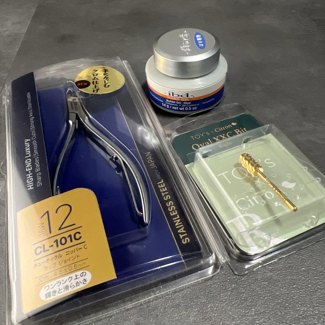 キューティクルニッパー、ibdジェル、TOY'sXXCビット キューティクルニッパー、ibdジェル、TOY'sXXCビット