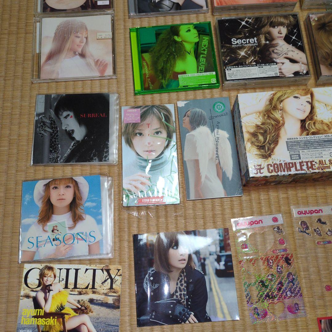 浜崎あゆみ CD シングル アルバム シール カード まとめ売り - メルカリ