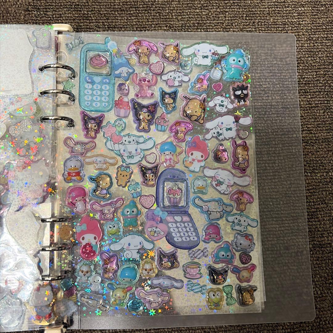 ち*※様 完成品 シール帳 サンリオ