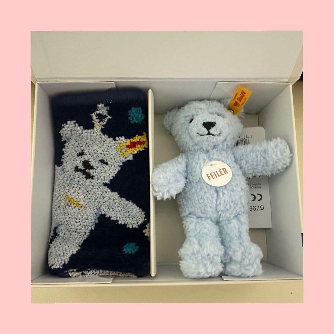 FEILER フェイラー シュタイフテディベアキーリングスセット 新品①