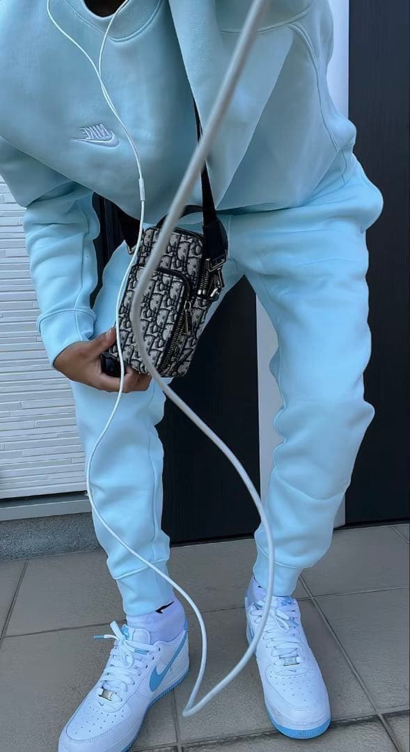 2XL Nike Sportswear Club フリース セットアップ 水色 - メルカリ