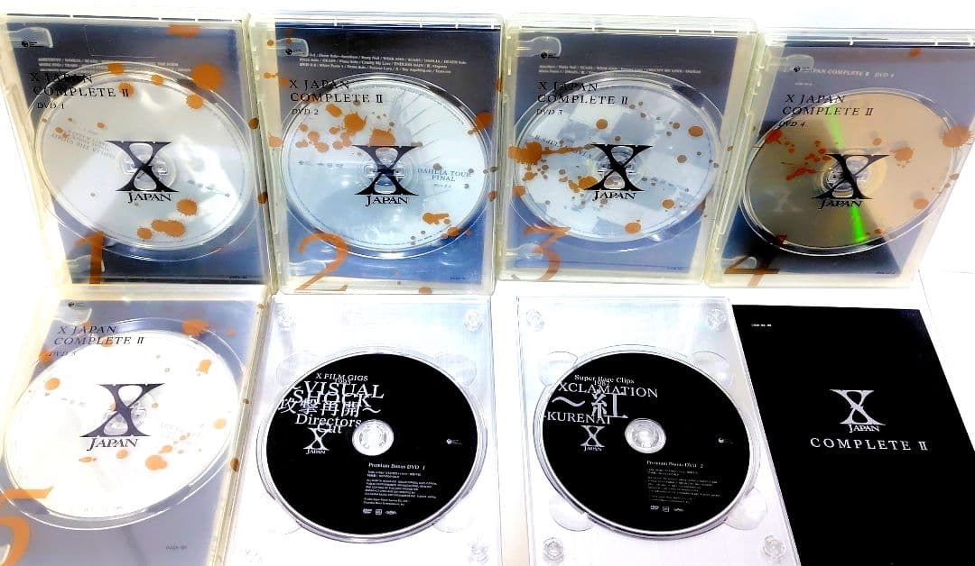 【入手困難】X JAPAN/COMPLETE II CD7作品 + DVD7作品