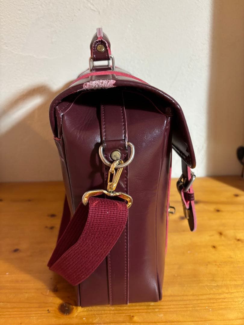 就実高校 通学バッグ エンジ - メルカリ