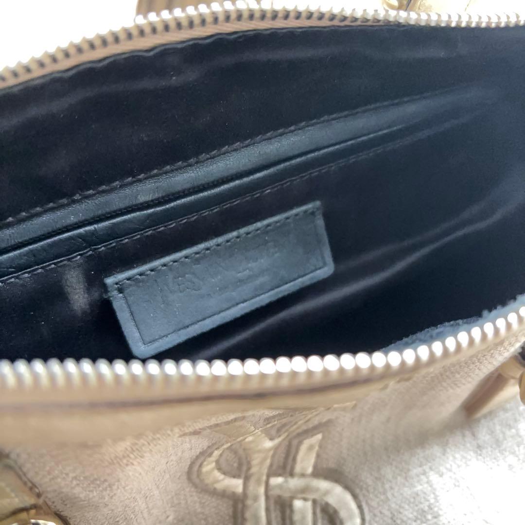 イブサンローラン】ヴィンテージ カハラ ミニボストン ハンドバッグ