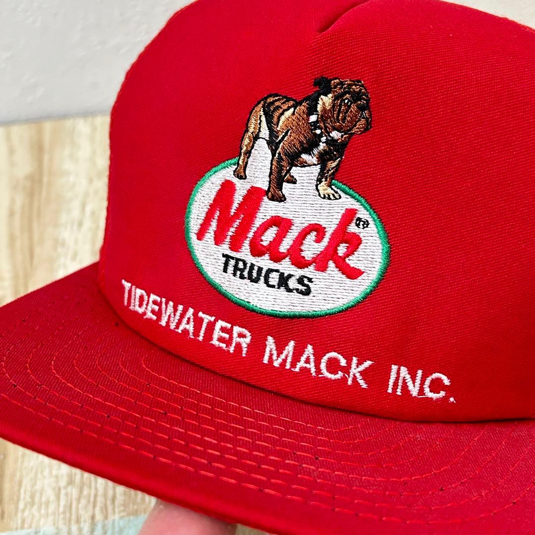 USA製 Mack Trucks マックトラック トラッカーキャップ レッド - メルカリ