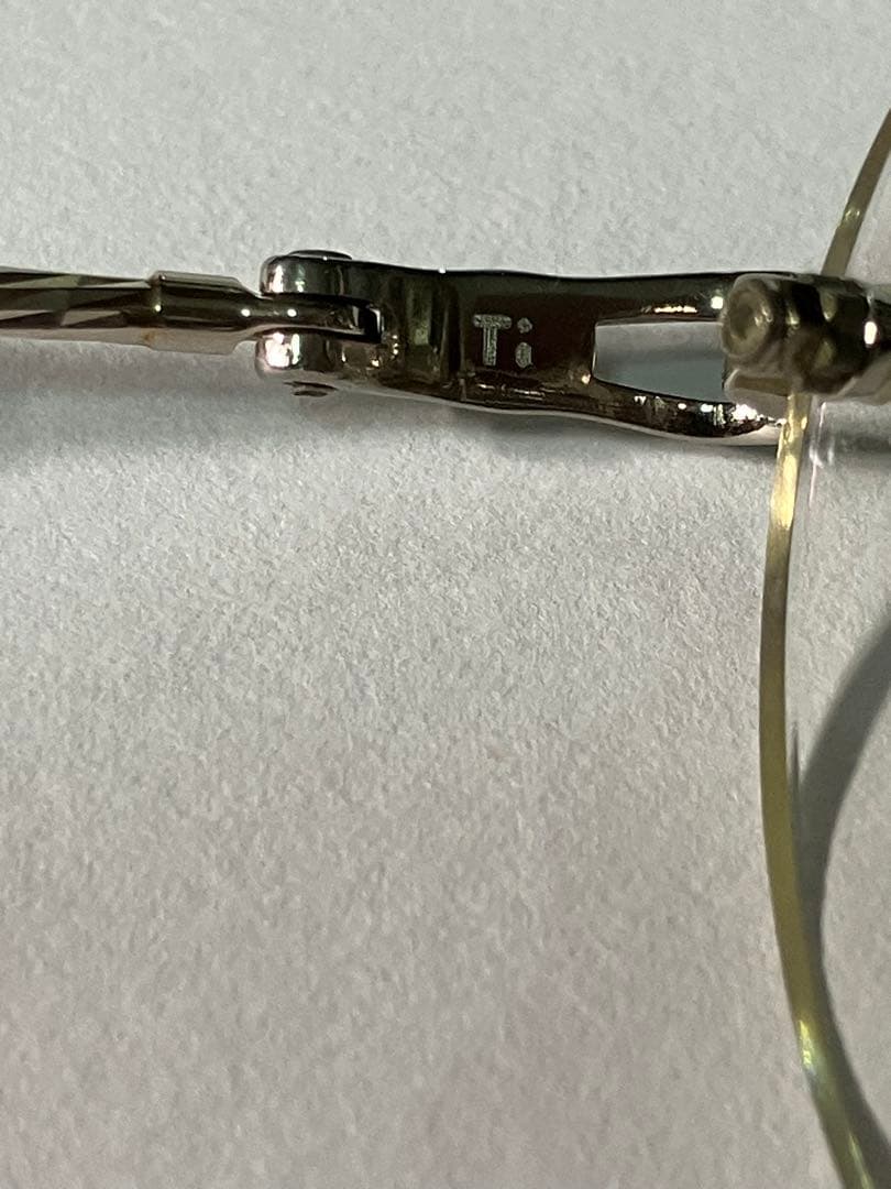 値下げ パーツの一部にK14WGを使用 老眼鏡 ホワイトゴールド