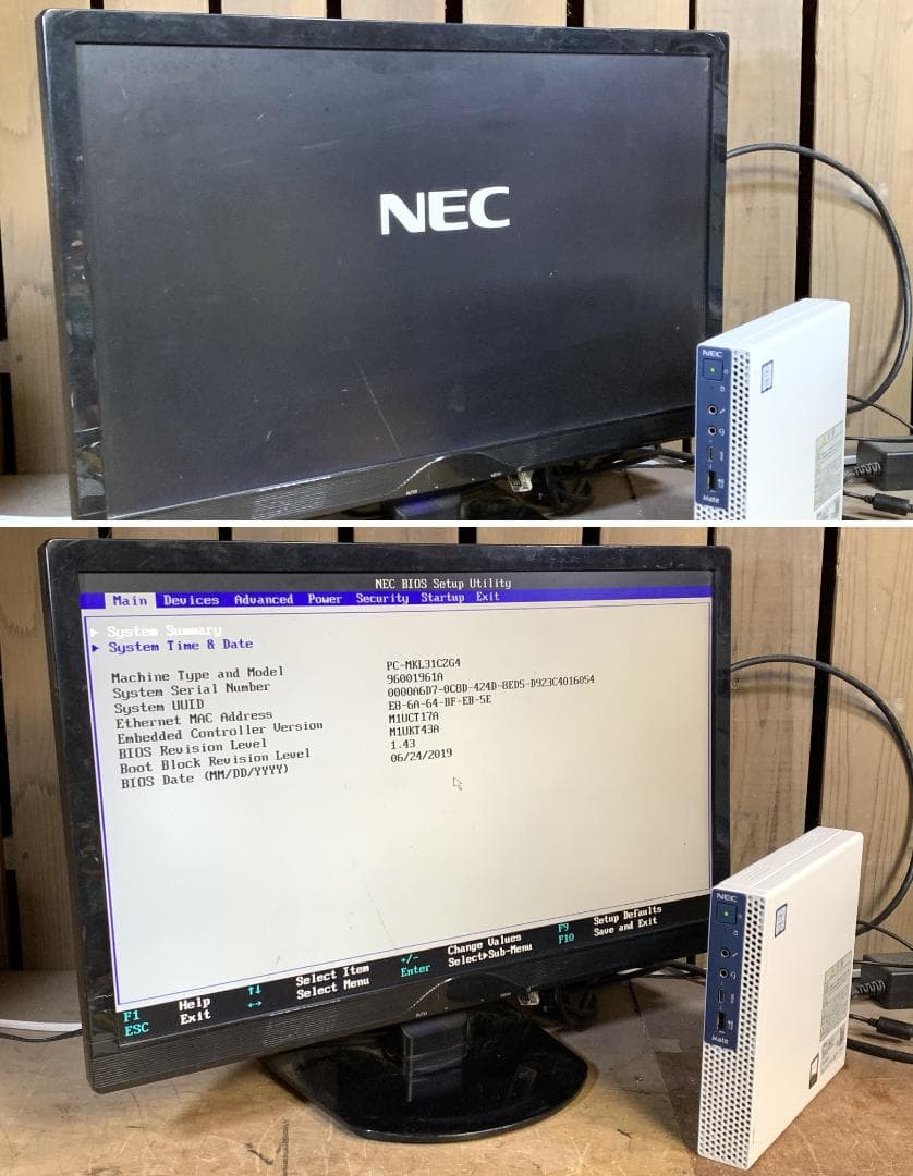 NEC 超小型/使用極少SSD/Win11 Pro 25H2/MKL31C-4 - メルカリ