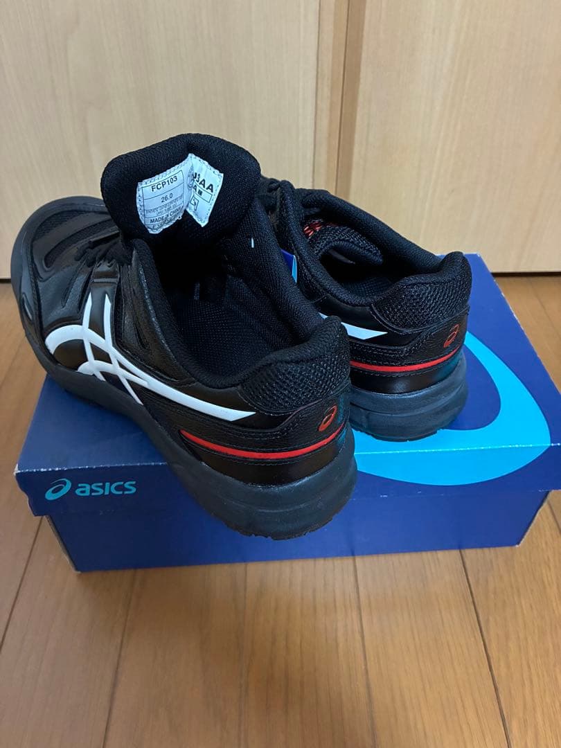 未使用品♪asics 安全靴 CP 103 26.0cm 黒