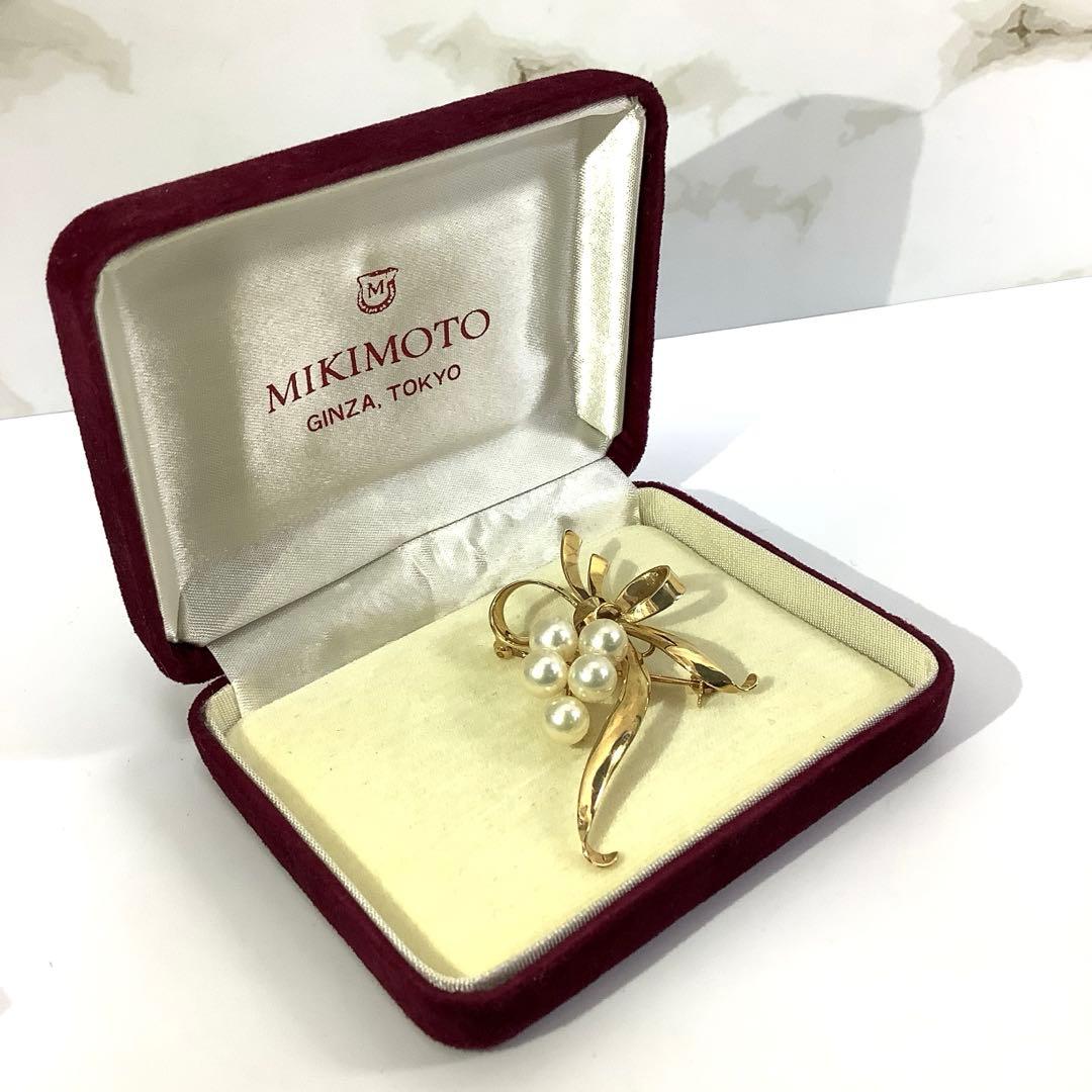 ア*ラ様 美品 MIKIMOTO ミキモト K14 パール ブローチ 愛子様着用 m26247821339_1.jpg?1740455362