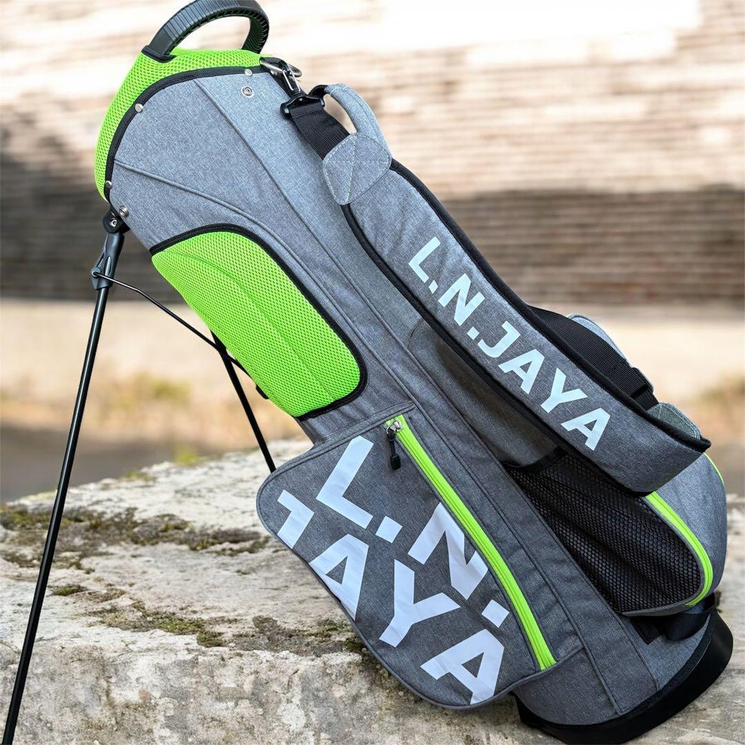 最終価格‼️美品　L.N.JAYA スタンドゴルフバッグ キャディバッグ　9型