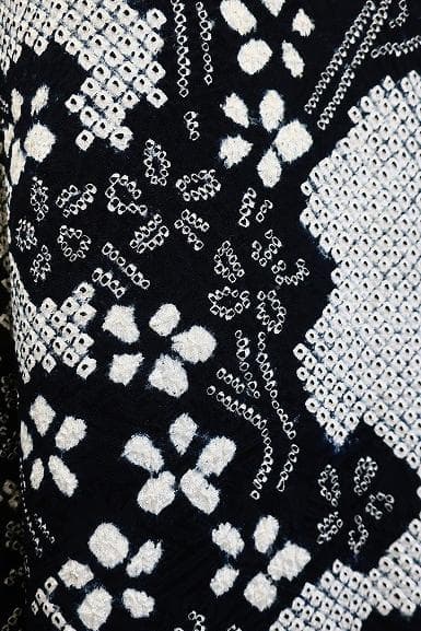 未使用品 訪問着 藤娘きぬたや 総絞り 黒 枝花 竹垣 身丈164cm 裄丈66