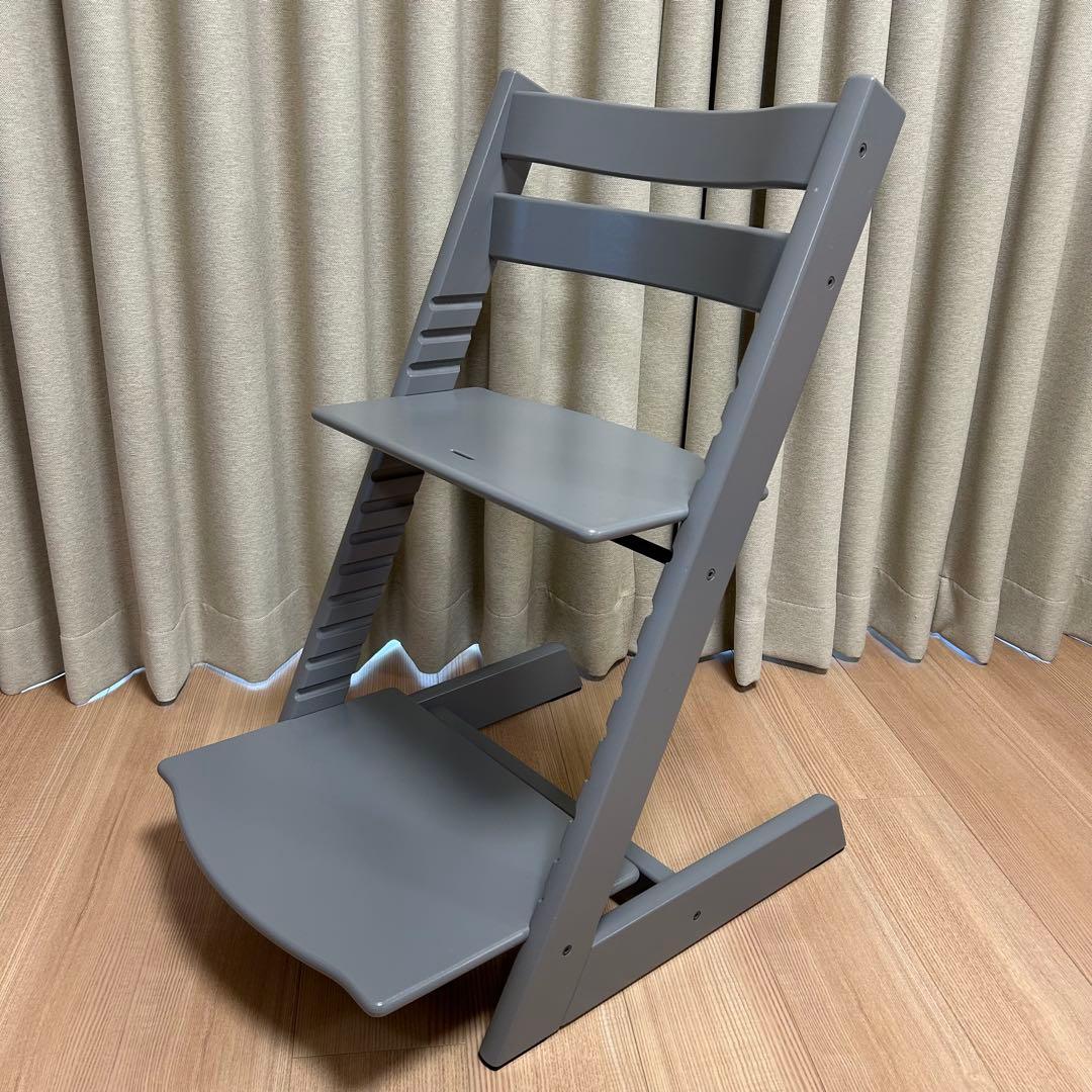 STOKKE　ストッケ　トリップトラップ　キッズチェア　シリアル4　グレー STOKKE トリップトラップ ベビーセット / ストームグレー ｜ ストッケ
