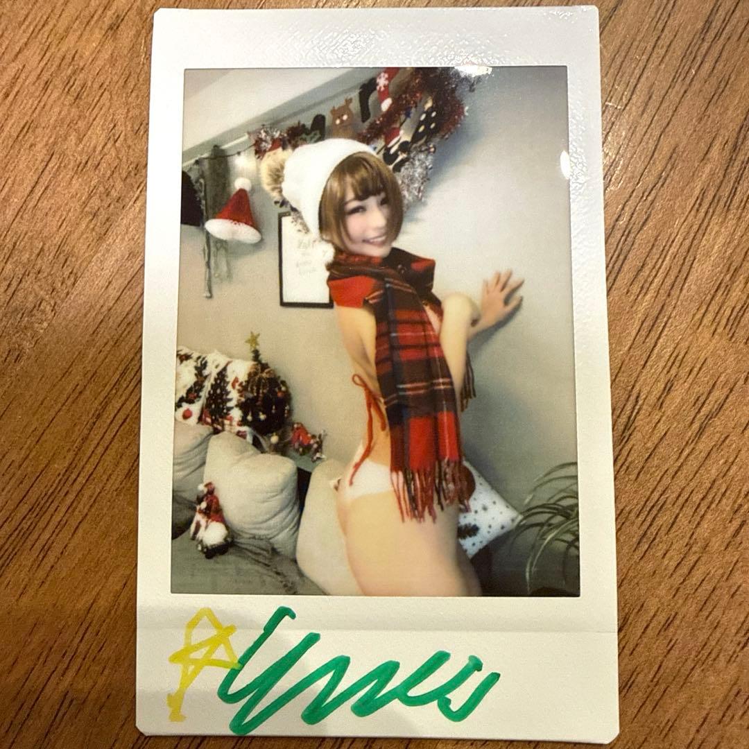 サイバージャパン チェキ ENA えな 写真 サイン サンタコス - メルカリ