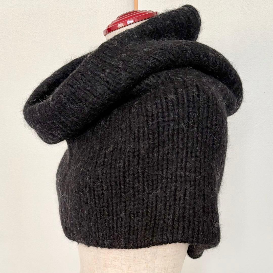 ANN DEMEULEMEESTER アンドゥムルメステール リブニットスヌード