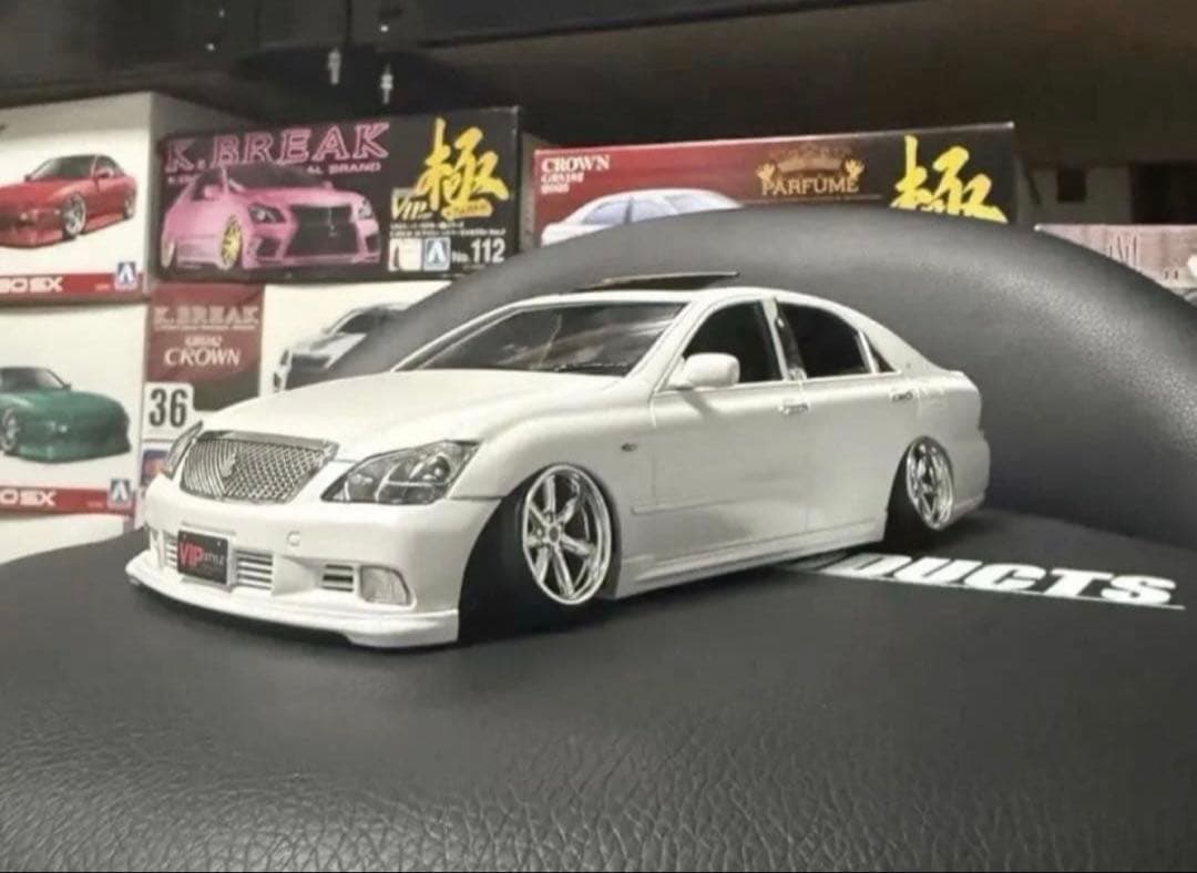 アオシマ GRS182 クラウン アスリート 深リム仕様 - メルカリ