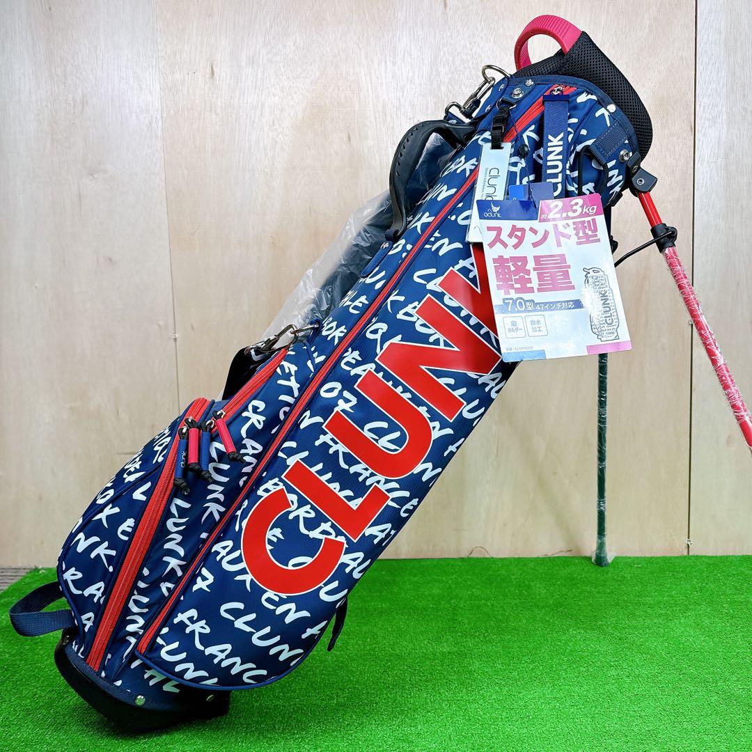 新品未使用 CLUNK キャディバッグ スタンド式 軽量 7.0型　2.3kg