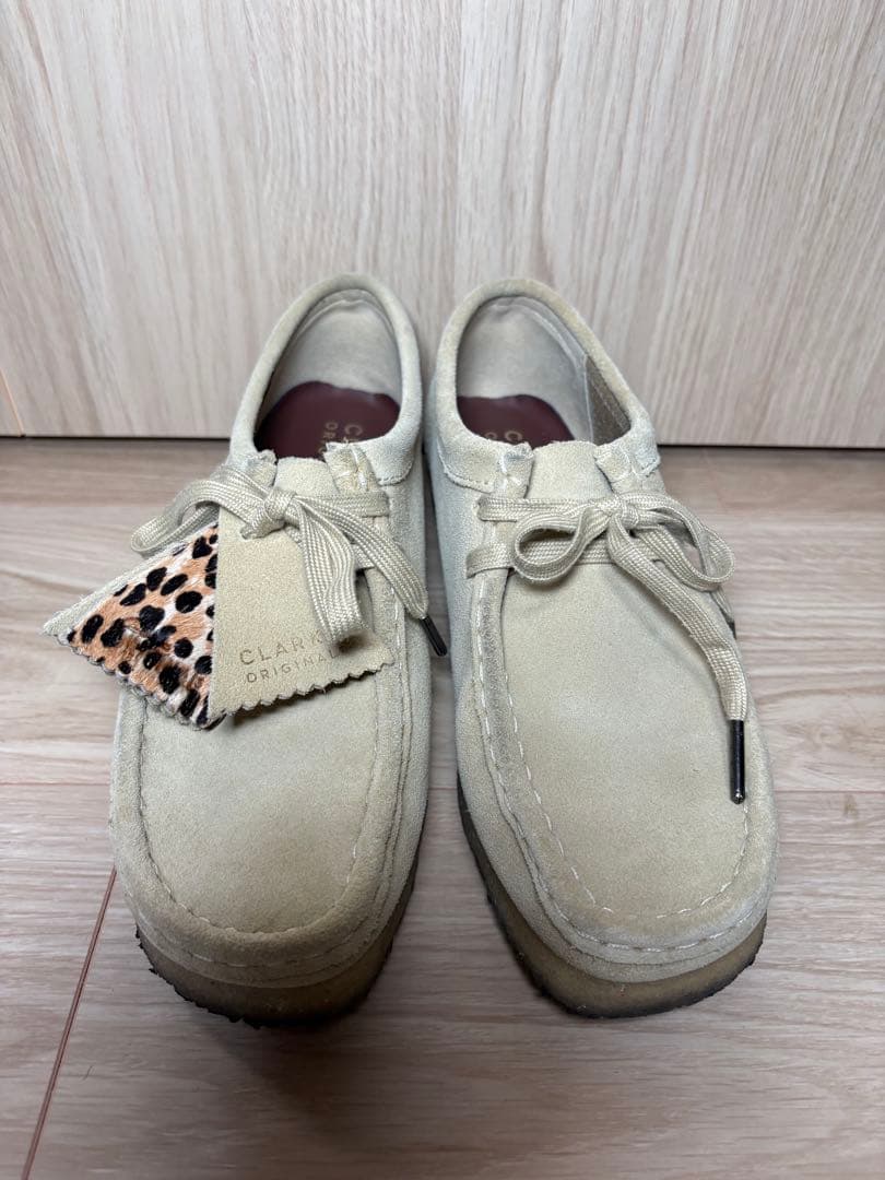 CLARKS ORIGINALS クラークス　ワラビー　24.5cm ベージュ
