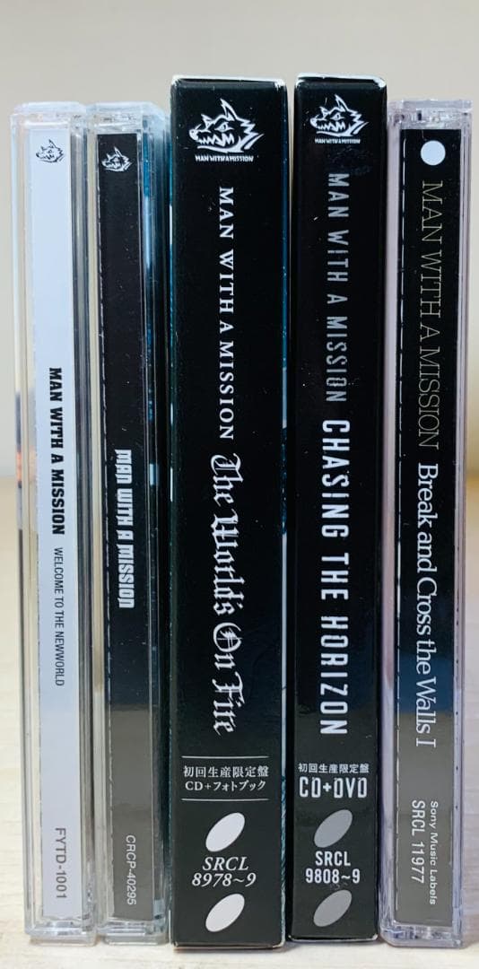MAN WITH A MISSION CD アルバム 5枚 セット 初回盤多数 - メルカリ