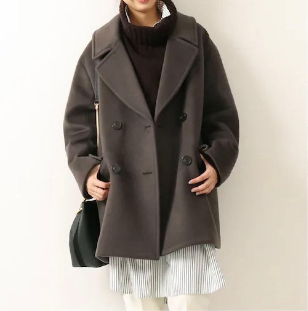 Spick&Span ハミルトンウール テーラードカラーショートコート 36 Spick&Span ハミルトンウール テーラードカラーショートコート 36