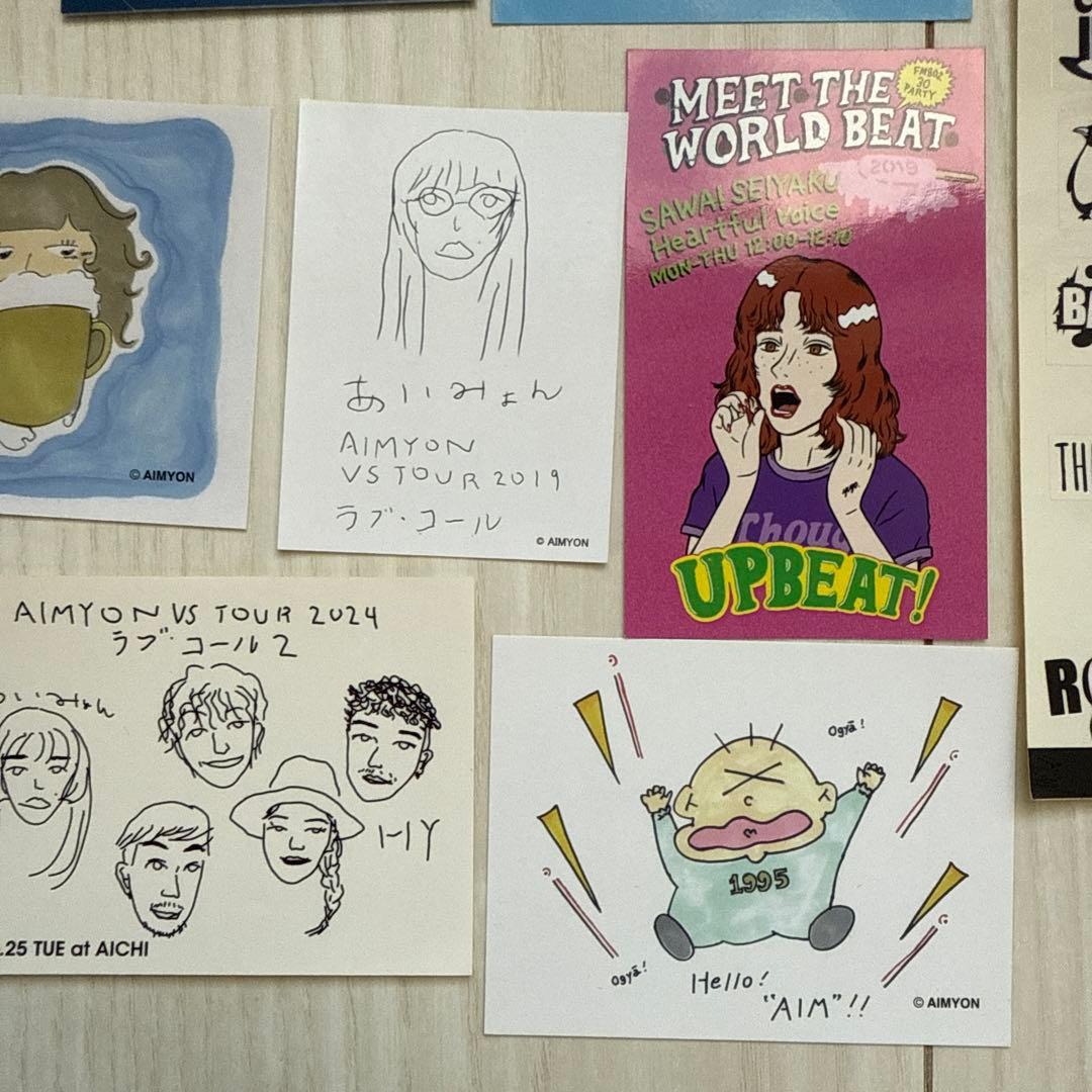 あいみょん ステッカー 特典 ライブ 配布物 タトゥーシール カード