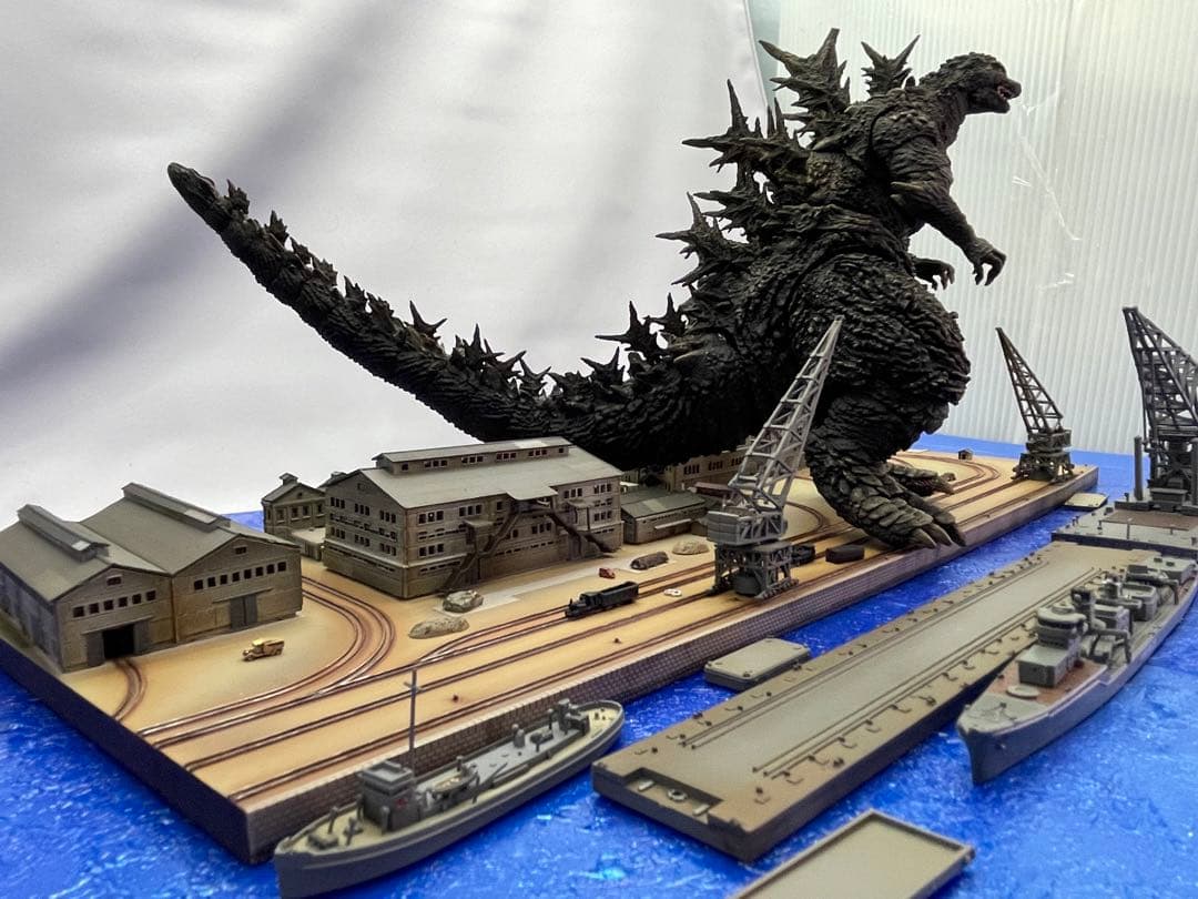 ゴジラマイナスワンジオラマ 逗子軍港上陸 - メルカリ