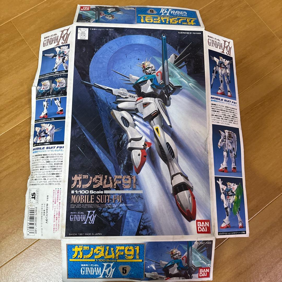 1/100 ガンダムF91 旧キット箱絵 - メルカリ