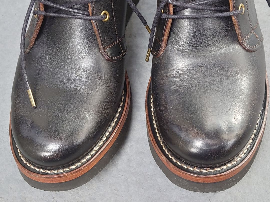 【茶芯／純正革紐付】ZERROW’S ゼローズ ブニーカー 26.5cm 日本製