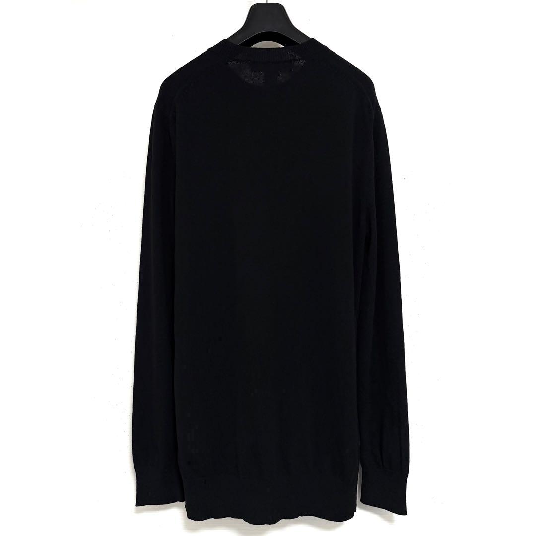 《美品》 21aw コムデギャルソン シャツ ニット クルーネック ブラック M