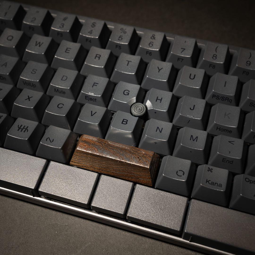 HHKB studio メタルウッドキーキャップ　JIS SPACEキー 松葉製作所が手掛ける「木製キートップセット for HHKB Studio」新発売