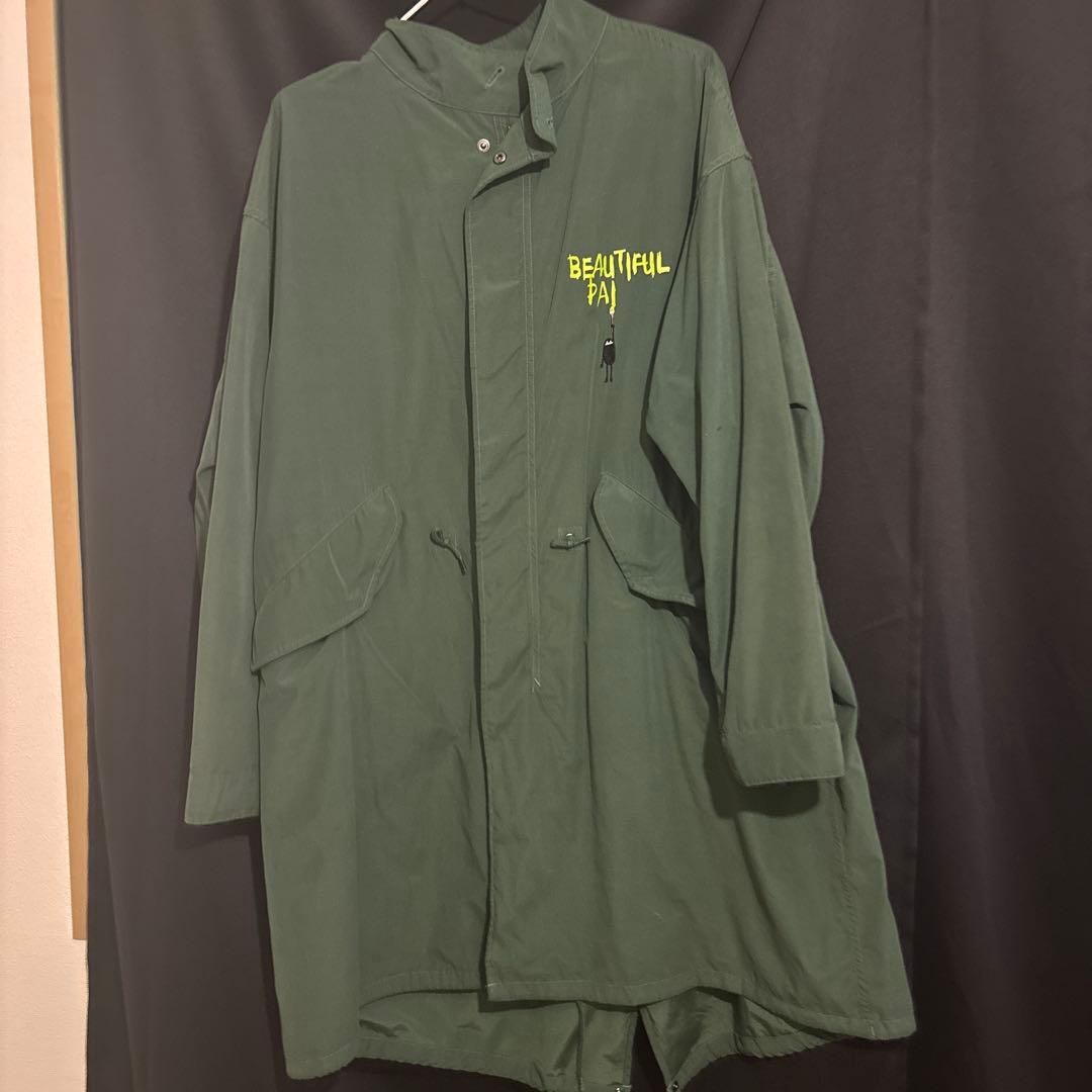 グラニフ ビューティフルシャドー ロング モッズコートライナー付 S