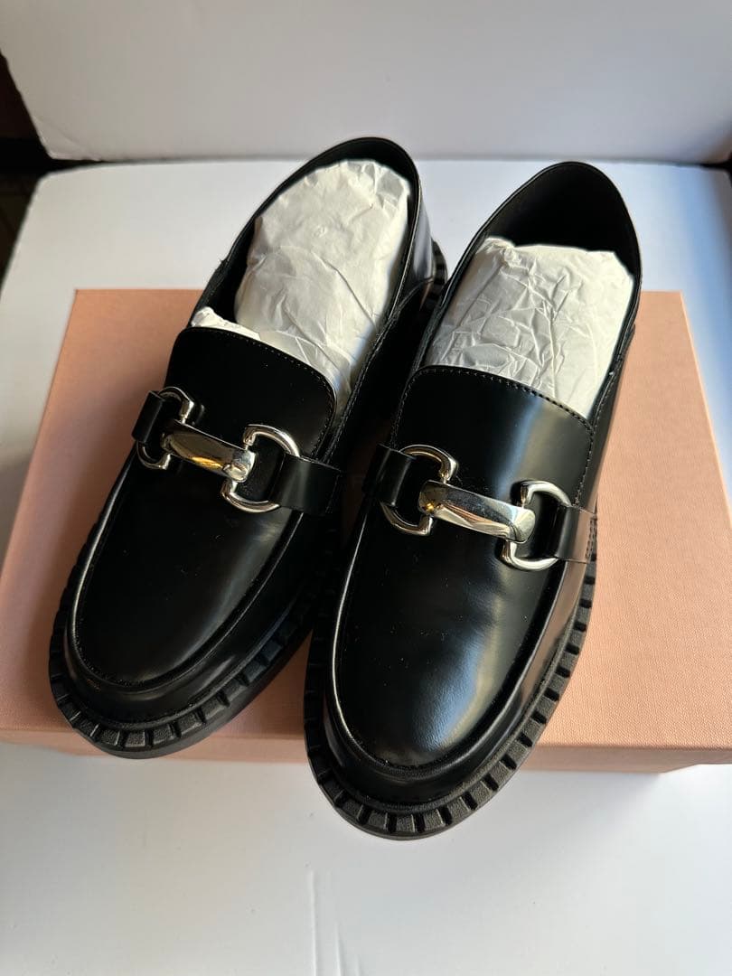 FABIO RUSCONI ファビオルスコーニ ビットローファー 36 黒新品 ○ファビオルスコーニ FABIO RUSCONI ビットローファー （ブラック