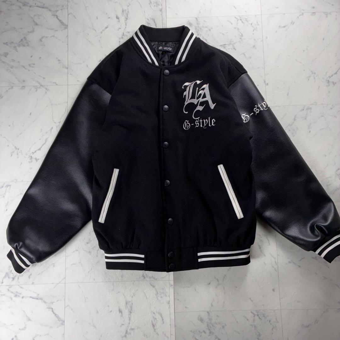 美品 G-style スタジャン L ロサンゼルス LAロゴ チカーノ ギャング