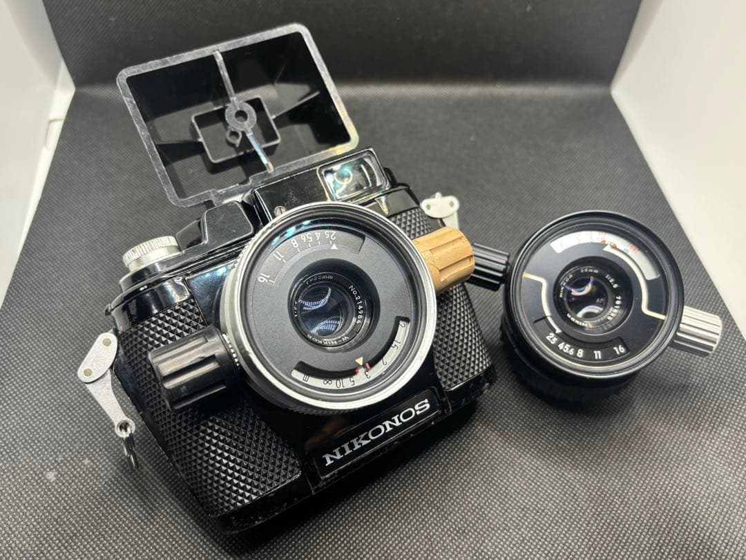 Nikon ニコノス Ⅰ型 初期型 35ミリレンズ新旧セットでジャンク扱い Nikon ニコノス Ⅰ型 初期型 35ミリレンズ新旧セットでジャンク扱い