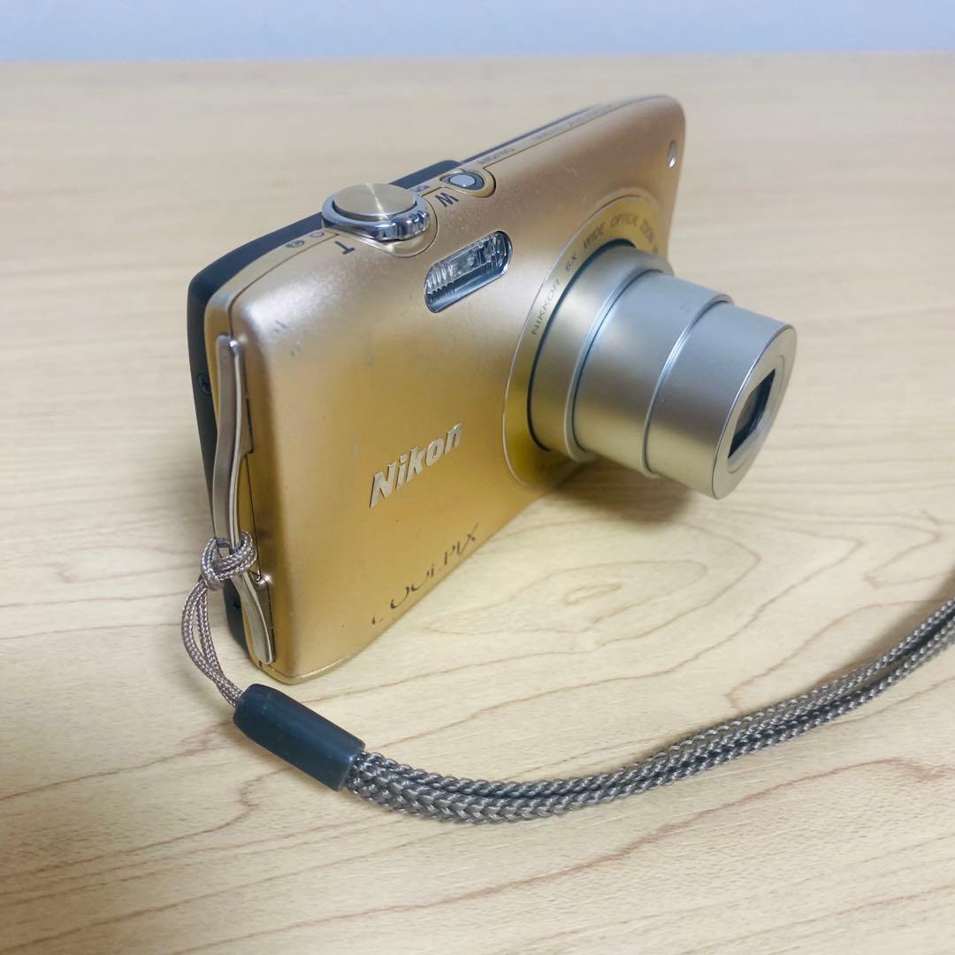 Nikon COOLPIX S3300 ゴールド デジタルカメラ - メルカリ