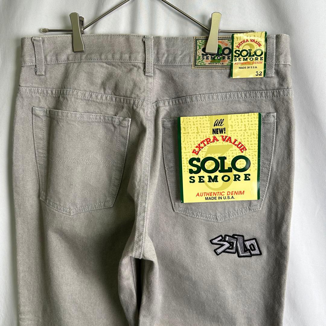 デッドストック 90s SOLO SEMORE バギー デニム パンツ W32 - メルカリ