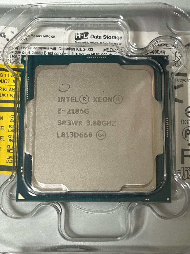 正常動作確認済み Xeon E-2186G - メルカリ