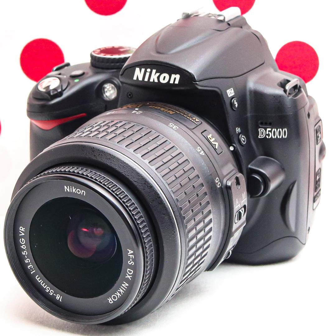 ニコン Nikon D5000❤スマホ転送OK❤動画撮影・自撮り可❤ダブルレンズ ニコン Nikon D5000❤スマホ転送OK❤動画撮影・自撮り可❤ダブルレンズ
