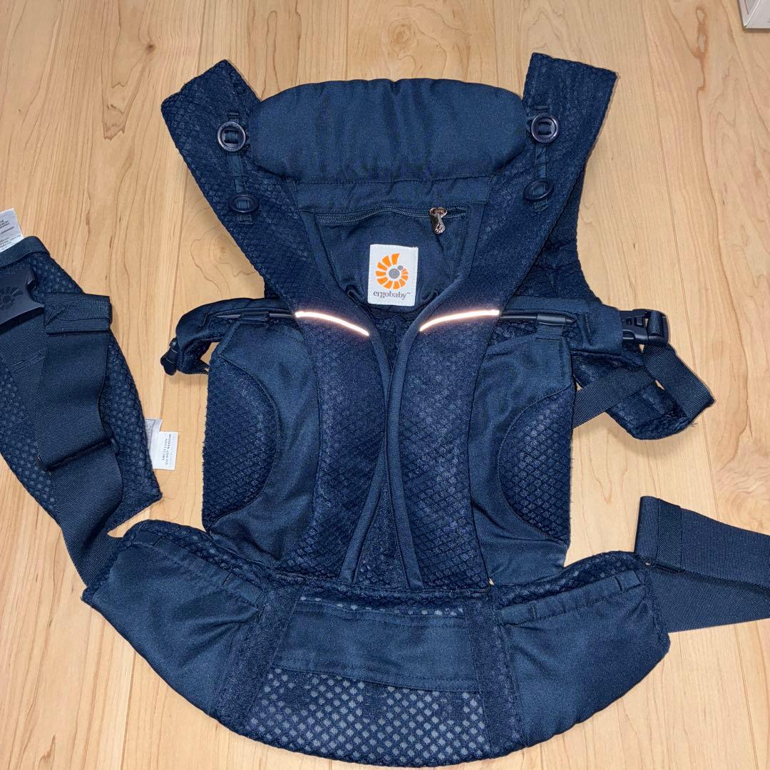 エルゴベビーオムニブリーズミッドナイトブルー&収納カバーセット www