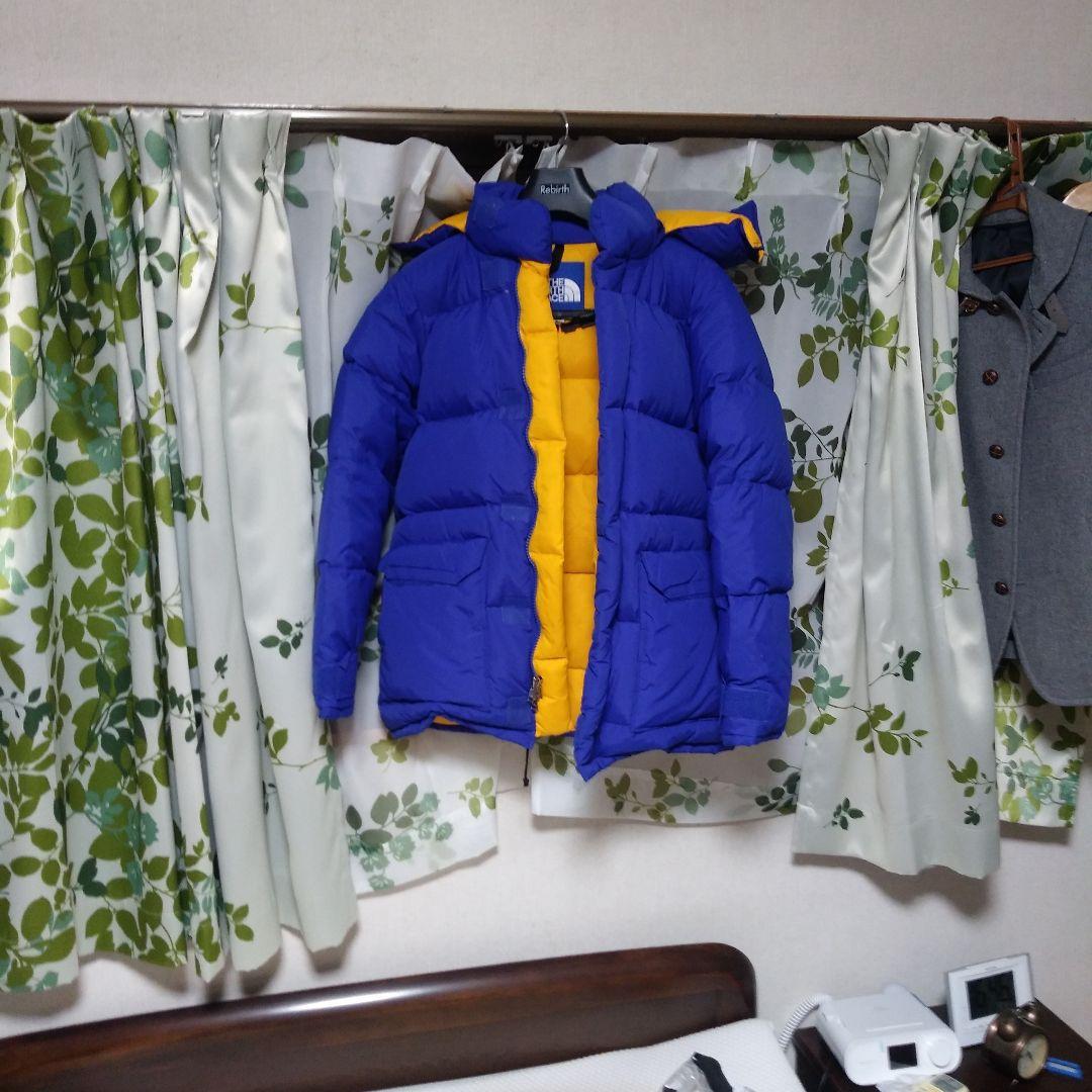 The North Face ダウンジャケット 青×黄 ブルックスレンジ - メルカリ