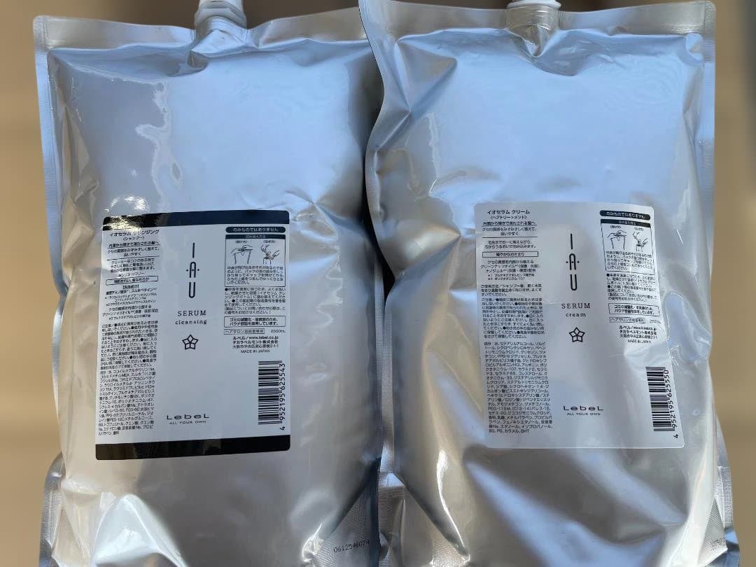 ルベル イオセラムクレンジング＆クリーム2500ml　各1個 LebeL（ルベル） イオセラム クレンジング 【シャンプー】 2500ml