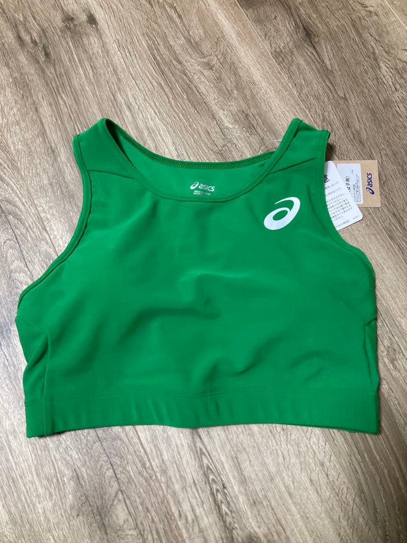 陸上ユニフォーム レーシングブルマ上下セット XLサイズ アマゾングリーン