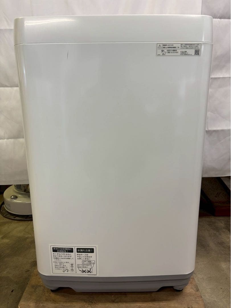 SHARP 全自動洗濯機 ES-GE7C 2019年製 洗濯7kg 風邪乾燥付