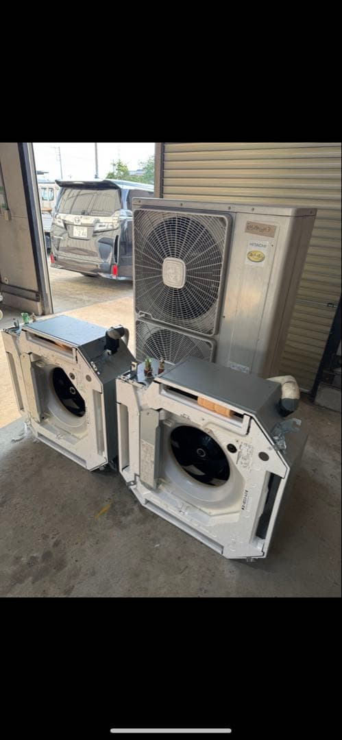 日立　10馬力天カセツイン 楽天市場】ビル用マルチエアコン 10馬力 天井カセット2方向 日立個別