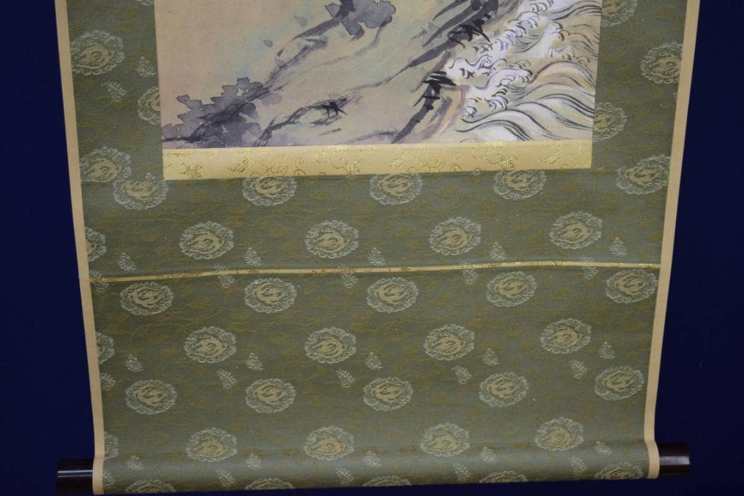 複製/富岡鉄斎/群仙祝寿図/工芸/桐共箱付/布袋屋掛軸HI-111 - メルカリ